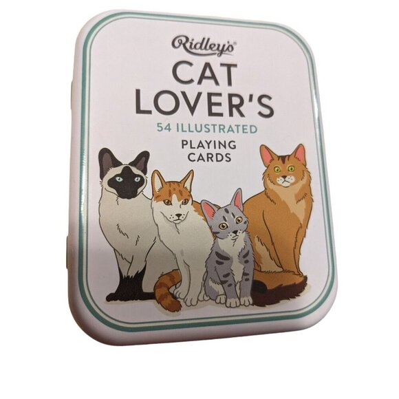 Ridleys Playing Cards Cat Lovers With Case Novelty Kitten Breeds - Picture 1 of 7